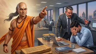 चाणक्य नीति: ऑफिस में इन 5 गलतियों से बचें (Picture Credit: AI Generated)