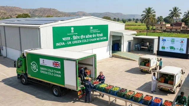 भारत-ब्रिटेन मिलकर बनाएंगे ग्रीन कोल्ड चेन नेटवर्क, अब खेतों में नहीं सड़ेगी 1.53 लाख करोड़ की फल-सब्जियां
