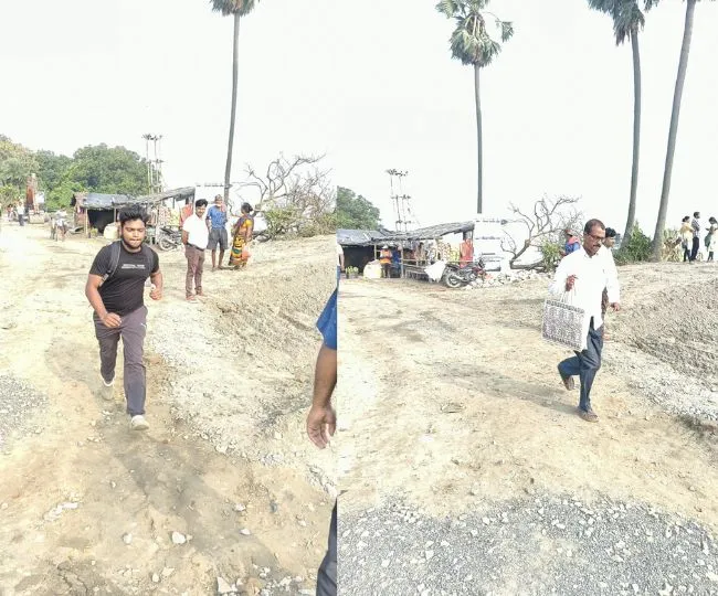 Bhagalpur Teacher Daily Ferry Struggle After Vikramshila Bridge Closure (6)