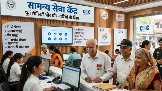 पूर्व सैनिकों को खुशखबरी! यूपी के पांच जिलों में खुलेंगे कॉमन सर्विस सेंटर, एक ही जगह मिलेंगी कई सुविधाएं