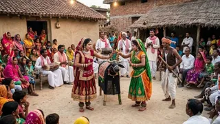बिहार की संस्कृति को दिखाता है हिरनी-बिरनी डांस (AI Generated Image)