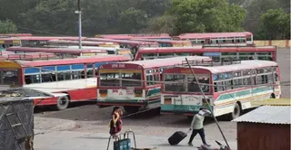 झकरकट्टी बस अड्डा।