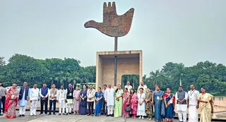 चंडीगढ़ पहुंचे 19 राज्यों के मेयर।