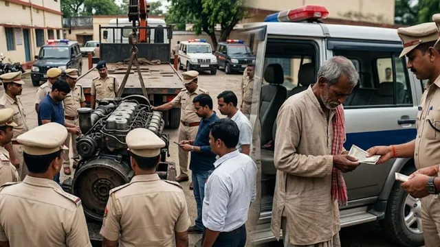 सरायकेला पुलिस का मानवीय चेहरा: चोरी हुए इंजन को पटना से किया बरामद, लौटते वक्त जेब से दिए ₹10000
