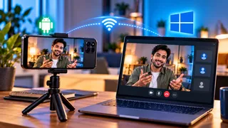 Windows 11 पर वेबकैम की तरह इस्तेमाल करें अपना Android स्मार्टफोन। Photo- ChatGPT.