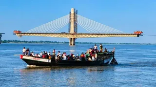 Vikramshila Setu Traffic Crisis: सुल्तानगंज घाट।