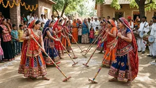 क्यों खास है गुजरात का टिप्पणी डांस? (AI Generated Image)