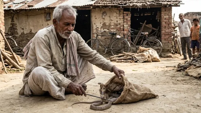'लोहे की छड़ और बोरा ही सहारा', बस्ती के 'सर्प मित्र' 3 बार सर्पदंश झेलने के बाद भी निभा रहे जान बचाने का फर्ज
