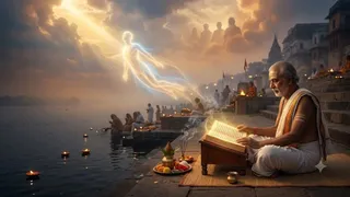 पितृ पक्ष में मृत्यु और मोक्ष का रहस्य गरुड़ पुराण क्या कहता है (Picture Credit: AI Generated)