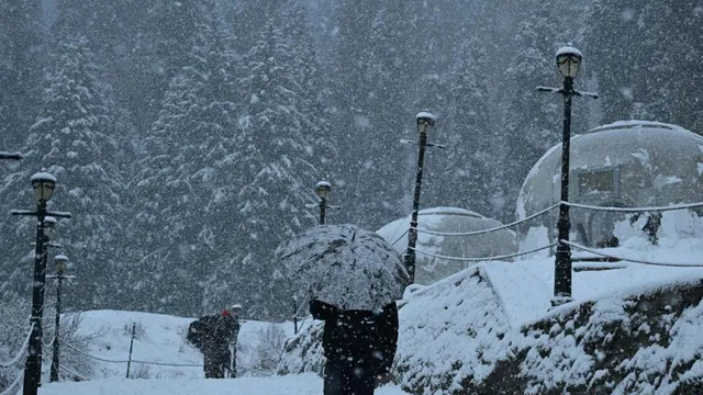 कश्मीर में मौसम बदला, अफरवट से जोजिला तक बर्फबारी; श्रीनगर समेत निचले इलाकों में बारिश, जानें अगले 24 घंटे का अपडेट