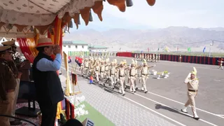 पासिंग आउट परेड में लद्दाख पुलिस को मिले 114 नए एसपीओ।