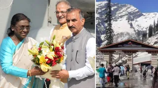 राष्ट्रपति द्रौपदी मुर्मु हिमाचल प्रदेश के तीन दिवसीय दौरे पर पहुंची हैं व कल अटल टनल रोहतांग जाएंगी।