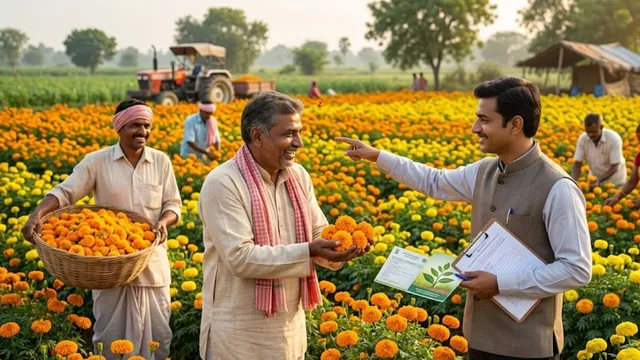 सिवान में गेंदा फूल की खेती पर 50% अनुदान: किसानों को मिलेगी ₹40 हजार प्रति हेक्टेयर मदद, आवेदन प्रक्रिया शुरू
