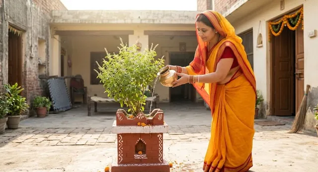 पैसों की तंगी से न हों परेशान, तुलसी में जल चढ़ाते समय इस एक मंत्र का करें जप, दरिद्रता भागेगी कोसों दूर