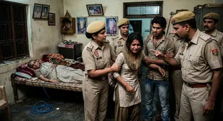 शादी से इनकार करने पर मां और प्रेमी ने मिलकर मां को उतारा मौत के घाट। (एआई जेनरेटेड इमेज)