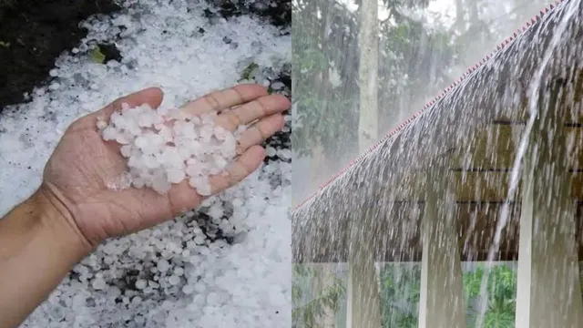 हरियाणा में बदला मौसम, पंचकूला में ओले गिरे; आज 5 जिलों में बारिश की चेतावनी
