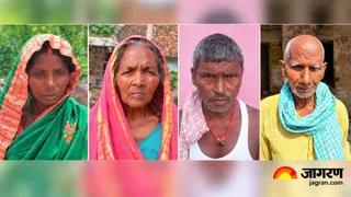 मुंगेर में दखल देहानी की आस लगाए बेघर पीड़ित भूमिहीन परिवार।