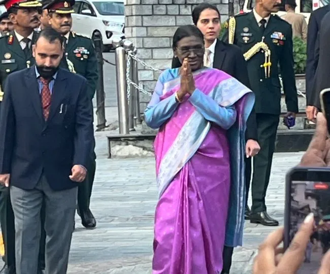 President Visit Manali Mall Road