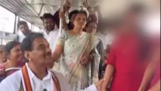 तेलंगाना कांग्रेस के विधायक मलरेड्डी रंगा रेड्डी का एक वीडियो वायरल।