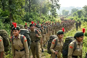 श्रावस्ती एनसीसी ट्रैकिंग कैंप में 510 कैडेट्स ने सीखा साहस और अनुशासन (एआई जेनरेटेड इमेज )