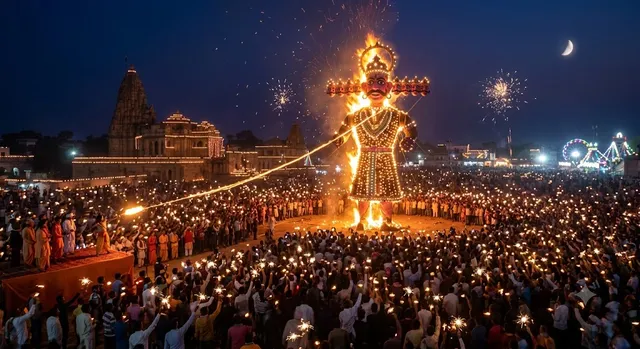 उत्तर प्रदेश का ऐसा शहर जहां दशहरा नहीं, दीपावली पर होता है रावण दहन; KBC में भी पूछा जा चुका है सवाल - raths unique diwali ravan dahan 106year hamirpur tradition