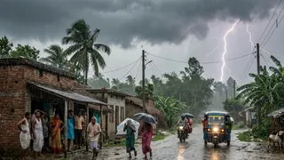 बिहार का मौसम(एआई जेनरेटेड तस्वीर)