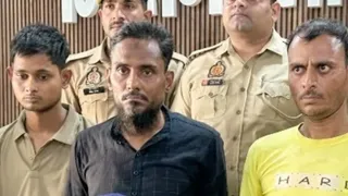 पुलिस की गिरफ्त में आरोपित।
