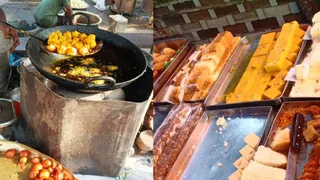 तेल से कड़ाही में दस दस बार इंस्तेमाल करता पकोड़ी विक्रेता। खुले में रखी मिठाइयां। जागरण