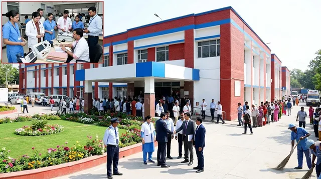 एनक्वास निरीक्षण से पहले चमका पलवल अस्पताल, 50 लाख फंड की उम्मीद