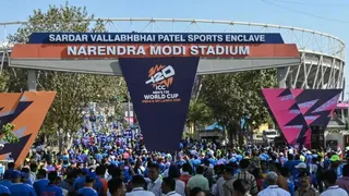 नरेंद्र मोदी स्टेडियम में भारत-ऑस्ट्रेलिया मैच के दौरान बम की धमकी।