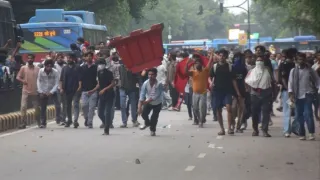जुलाई में हुए सीजेपी प्रोटेस्ट में अपराधियों ने बिगाड़ा था माहौल। फोटो: आर्काइव