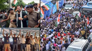 चुनाव आयुक्त को हटाने की मांग पर विपक्ष का देशव्यापी विरोध।