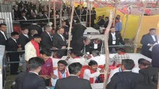 इलाहाबाद हाई कोर्ट बार एसोसिएशन चुनाव की मतगणना। जागरण आर्काइव