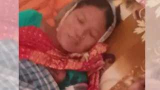 घायल महिला का चल रहा इंलाज ।