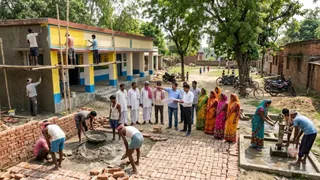बांका की 182 पंचायतों का होगा 'कायाकल्प', 20 करोड़ से संवरेंगे स्कूल और अस्पताल (AI Generated Image)