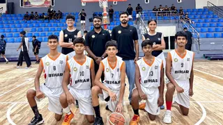 विजयवाड़ा में 51वीं सब-जूनियर नेशनल बास्केटबॉल चैंपियनशिप में बिहार का प्रतिनिधित्व करने गए थे भागलपुर के 7 खिलाड़ी।
