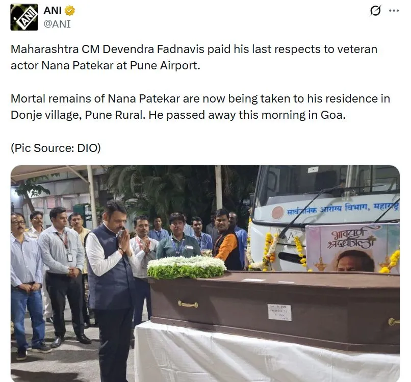CM Tribute Nana Patekar