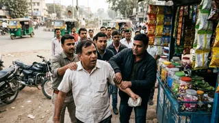 पटना में पान की दुकान पर 20 हजार घूस लेते क्लर्क गिरफ्तार (AI Generated Image)