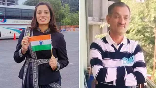 कबड्डी खिलाड़ी रितु नेगी और उनके पिता भवान नेगी। जागरण आर्काइव