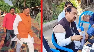 पूर्व विधायक राजेश शुक्ला, किच्छा विधायक तिलकराज बेहड़.