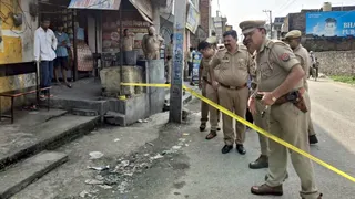 मौके पर जांच करती बिलासपुर पुलिस