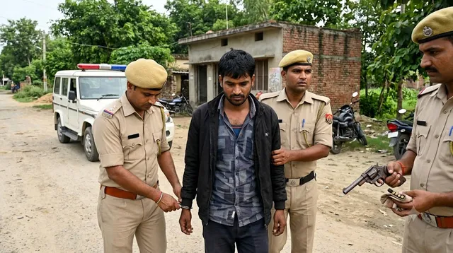 हापुड़ में 25 हजार का इनामी शराब तस्कर कपिल कुमार तमंचे सहित गिरफ्तार