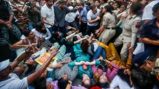 राहुल, प्रियंका ने मीडिया का ध्यान खींचने के लिए अपनाया अराजकता का रास्ता : भाजपा (फोटो- एएनआई)