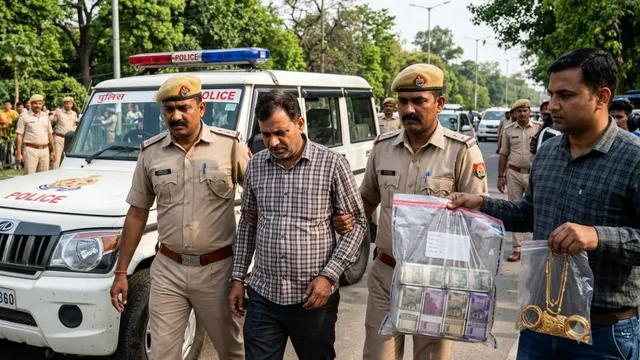सोने की बताकर तांबे की थमा दी 2.8 किलो ईंट, लखनऊ में व्यापारी से 20 लाख ठगने वाला अनवर गिरफ्तार
