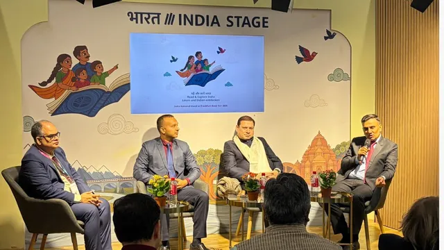 फ्रैंकफर्ट पुस्तक मेले में इंडियन नेशनल स्टैंड का भव्य शुभारंभ, भारतीय बाल कहानियों के जर्मन-स्पैनिश अनुवाद जारी