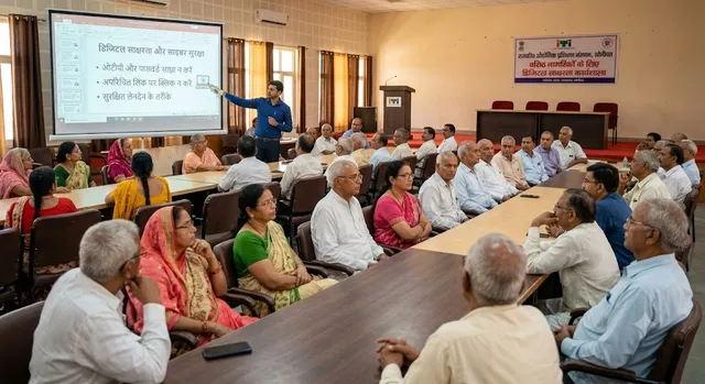 सोनीपत में वरिष्ठ नागरिकों को डिजिटल धोखाधड़ी से बचने के गुर सिखाए गए
