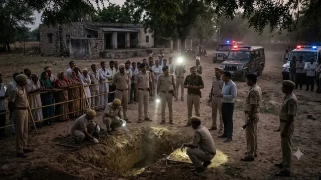 राजस्थान में साधु की हत्या कर चुपके से दी समाधि, परिजनों के हंगामे के बाद पुलिस ने खोदकर निकाला शव
