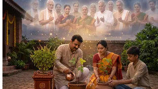 सर्वपितृ अमावस्या पर ये उपाय, दूर होंगे सभी पितृ दोष (Picture Credit: AI Generated)