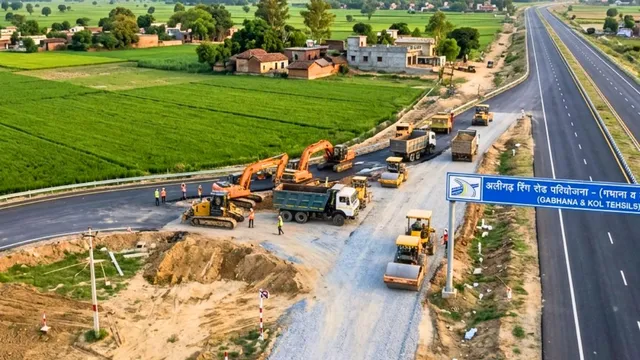 अलीगढ़ रिंग रोड: 37 गांवों में भूमि अधिग्रहण का रास्ता साफ, अधिसूचना जारी, दावे-आपत्तियों का आखिरी मौका
