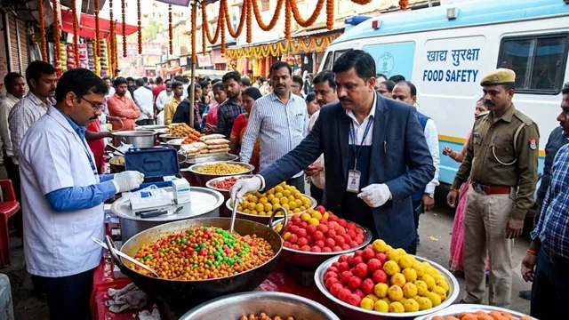रंग मिले छोले और लड्डू, धनबाद में त्योहारों से पहले खाद्य सुरक्षा विभाग का एक्शन
